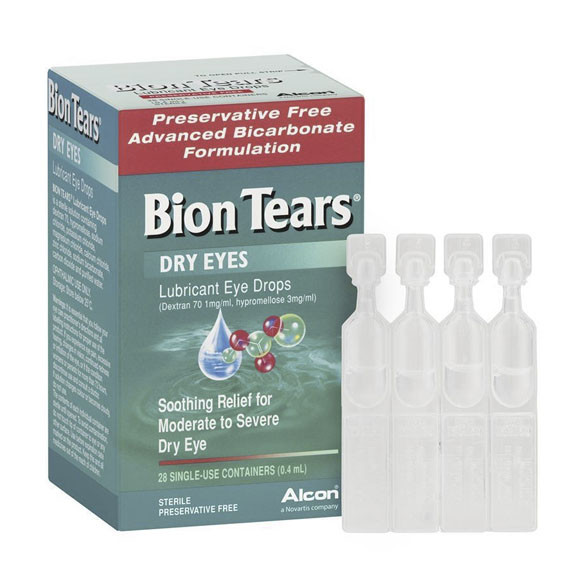 Bion Tears Lubricant Drops (28 x 0.4 ml)