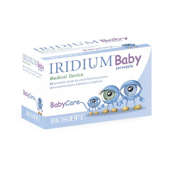 Iridium șervețele pentru bebeluși (x 20)