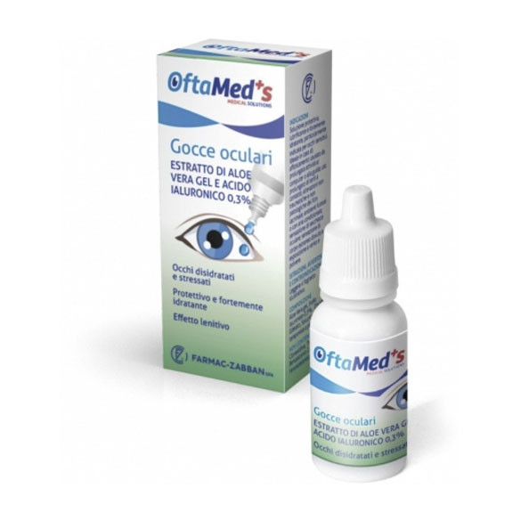 OftaMed's picături cu Aloe Vera și Acid Hialuronic (10 ml)