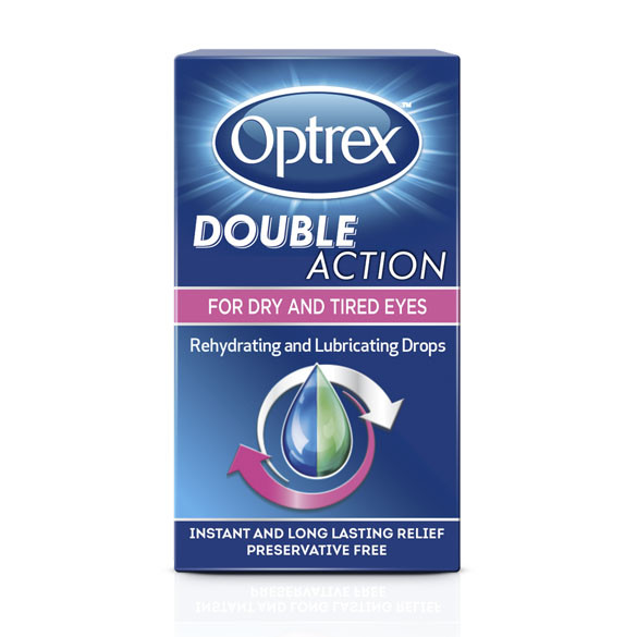 Optrex Double Action Drops For Dry And Tired Eyes (10 ml)