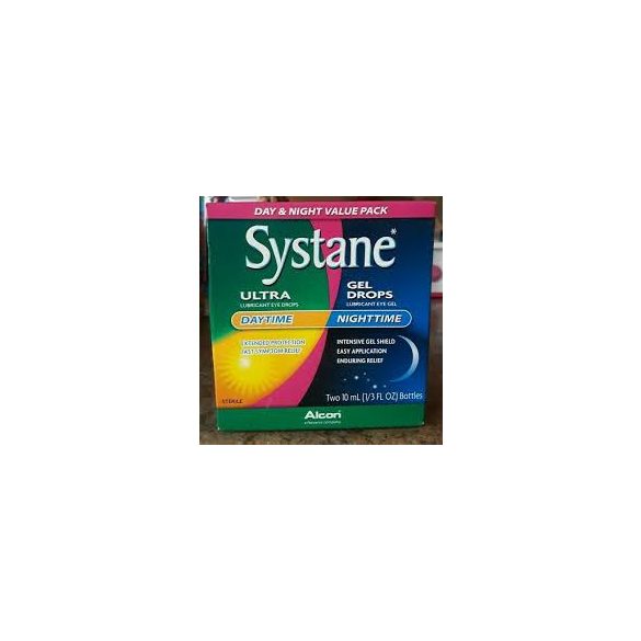 Systane Day & Night Value Pack: 1x Systane Ultra (10 ml) + 1x Systane Gel Drops (10 ml)